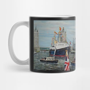 BRITANNIA IN LONDON FOR THE SILVER JUBILEE 1977 Mug